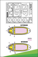 Hawker Tempest Mk.V double-sided painting mask for Revell...