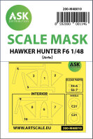 Hawker Hunter F.6 double-sided painting mask for Airfix