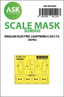 EE Lightning F.2A one-sided painting mask for Airfix