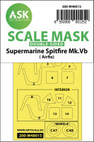Spitfire Mk.Vb double-sided painting mask for Airfix