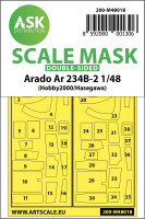 Arado Ar 234B-2 double-sided painting mask for Hasegawa /...