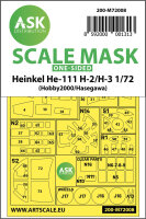 Heinkel He 111H-2/H-3 one-sided painting mask for...