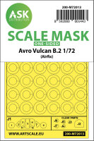 Avro Vulcan B.2 one-sided painting mask for Airfix