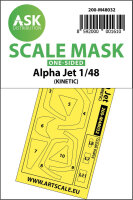 Alpha Jet one-sided painting mask for Kinetic