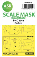 F-4C double-sided painting mask for Academy