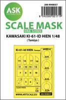 Kawasaki Ki-61-ID Hien one-sided painting mask for Tamiya