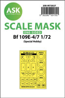 Bf 109E-4/7 one-sided painting mask for Special Hobby
