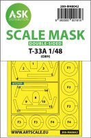 T-33A double-sided painting mask for Great Wall Hobby