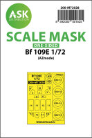 Bf 109E one-sided painting mask for AZ Model