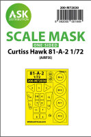 Curtiss Hawk 81-A-2 one-sided painting mask for Airfix