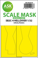 SB2C-4 Helldiver wheel bays express mask for Infinity