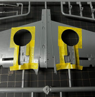 Curtiss Hawk 81-A2 AVG wheels bay masks for Great Wall Hobby