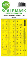 Curtiss Hawk 81-A2 AVG surface panels masks for Great...