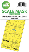 DH-100 Vampire Mk.3 / Mk.5 double-sided express masks for...