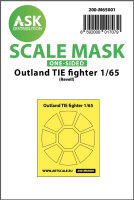 Outland TIE fighter one-sided painting mask for Revell