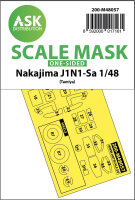Nakajima J1N1-Sa one-sided express mask for Tamiya