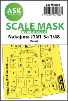 Nakajima J1N1-Sa double-sided express mask for Tamiya