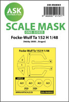 Focke-Wulf Ta 152 H one-sided express mask for Hobby2000...