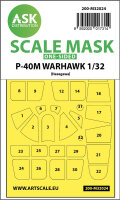 P-40M Warhawk one-sided express masks for Hasegawa