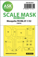 Mosquito FB Mk.VI one-sided express masks for Tamiya