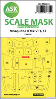 Mosquito FB Mk.VI double-sided express masks for Tamiya