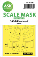 F-4C/D Phantom one-sided mask for Tamiya