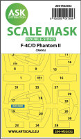 F-4C/D Phantom double-sided mask for Tamiya