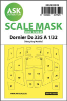 Dornier Do 335A one-sided mask for HK Models