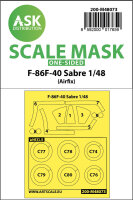 F-86F-40 Sabre one-sided mask for Airfix