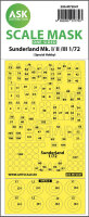 Sunderland Mk.I, Mk.II, Mk.III one-sided painting mask...