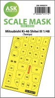 Mitsubishi Ki-46 Shitei III  one-sided mask for Tamiya
