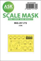 MiG-29 one-sided painting express mask for ICM