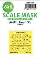 A6M2b Zero one-sided painting express mask for Tamiya
