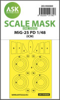 MiG-25 PD one-sided mask self-adhesive pre-cutted for ICM