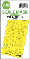 MiG-25 PD double-sided mask self-adhesive pre-cutted for ICM