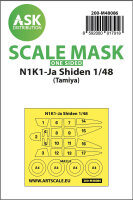 N1K1-Ja Shiden one-sided mask self-adhesive pre-cutted...