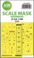 SAAB SK60 one-sided mask self-adhesive, pre-cutted for...