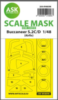 Buccaneer S.2C/D one-sided mask self-adhesive, pre-cutted...