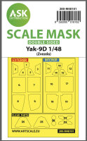 Yak-9D double-sided express mask, self-adhesive,...