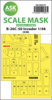 B-26C-50 Invader double-sided mask self-adhesive...