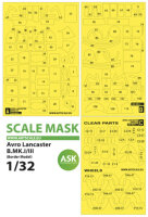 Avro Lancaster B Mk.I/III express self adhesive masks for...