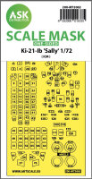 Ki-21lb Sally one-sided pre-cuttet mask for ICM
