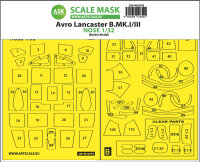 Avro Lancaster Nose kit express self adhesive masks for...