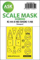 Ki-44-II HEI SHOKI one-sided express mask, self-adhesive...