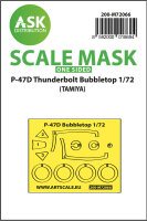 P-47D Thunderbolt Bubbletop one-sided express mask for...