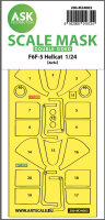 F6F-5 Hellcat double-sided express masks for Airfix