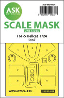 F6F-5 Hellcat one-sided express masks for Airfix