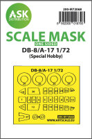 DB-8/A-17 one-sided express mask for Special Hobby