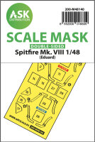 Spitfire Mk.VIII double-sided express fit mask for Eduard