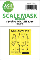 Spitfire Mk.VIII one-sided express fit mask for Eduard